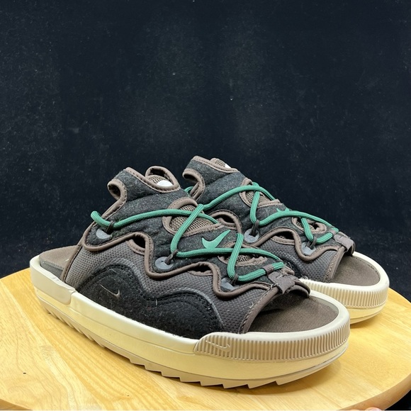 Nike Offline 2.0 Velvet Brown Noble Green DJ6229-200 sz 8.5 Men's Sandal Slides - Picture 4 of 10